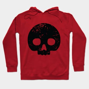 Black Skull Dot Hoodie